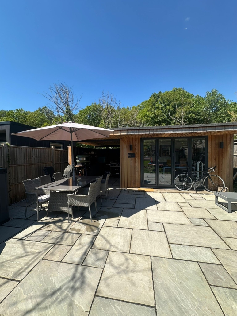 Pation and extension to the office
